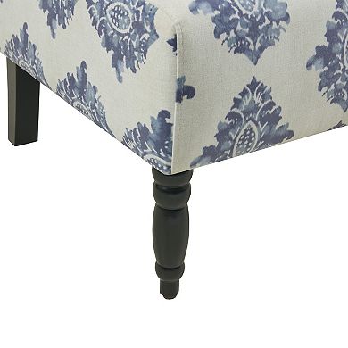Madison Park Lina Button Tufted Upholstered Armless Accent Chair