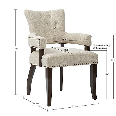 INK+IVY Brooklyn Dining Arm Chair 2-piece Set