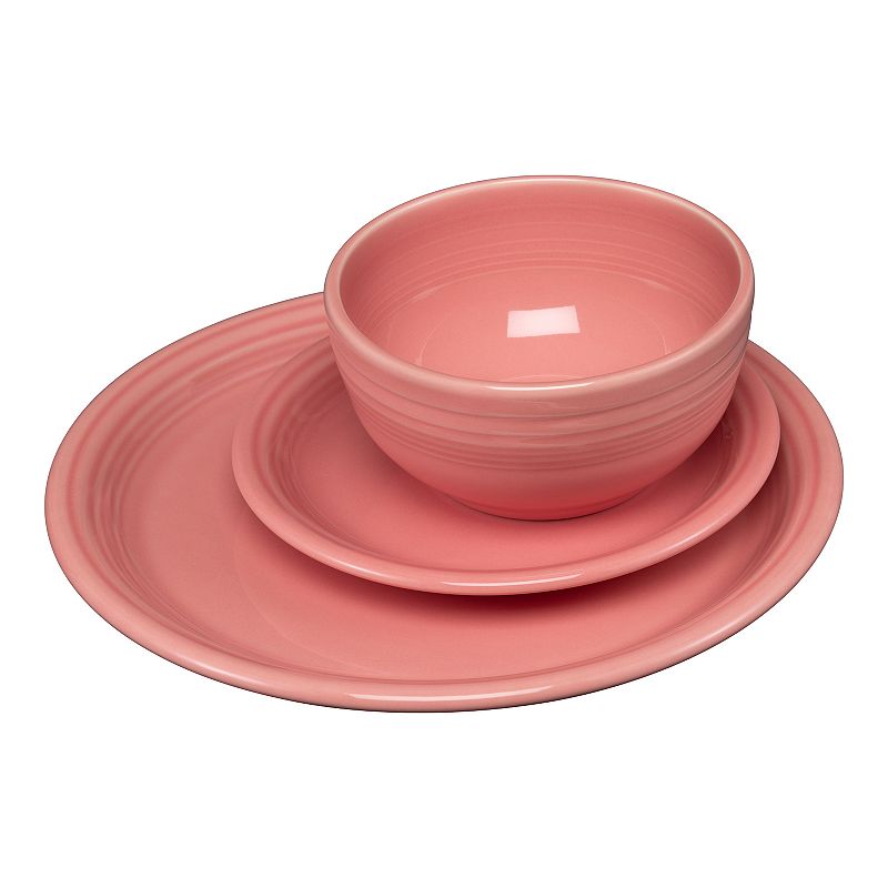 Fiesta Bistro Coupe 3-pc. Dinnerware Set, Service for 1, Peony