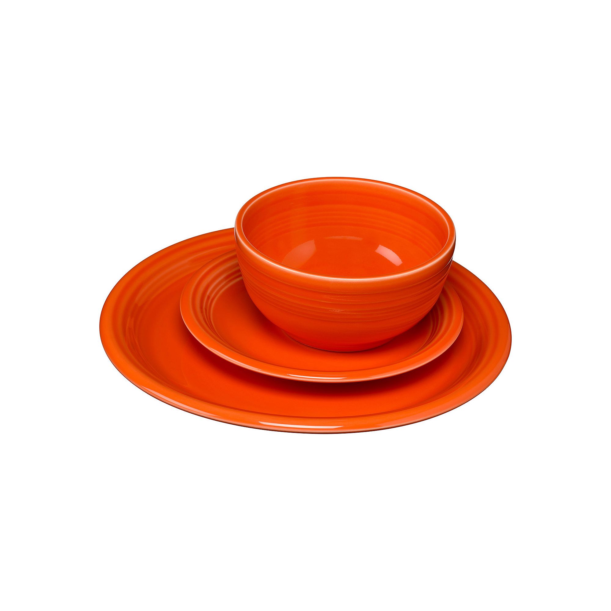 Fiesta Bistro Coupe 3-pc. Dinnerware Set, Service for 1, Poppy