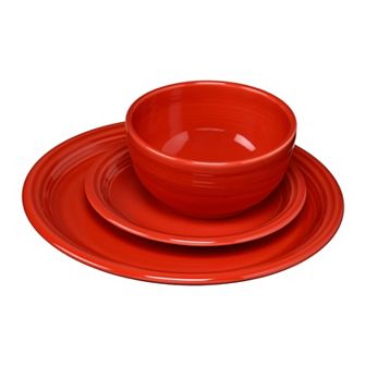 Fiesta Bistro Coupe 3 pc Dinnerware Set, Service for 1
