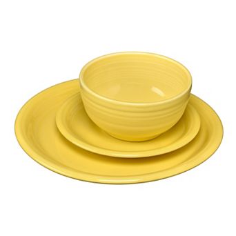 Fiesta Bistro Coupe 3 pc Dinnerware Set, Service for 1