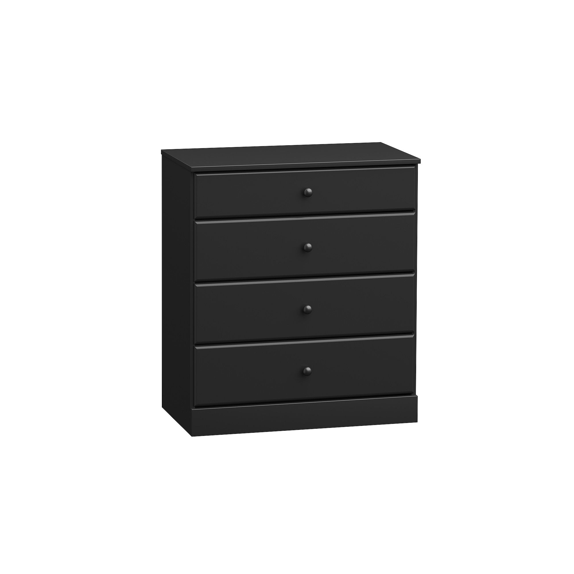 Prepac Astrid 4-Drawer Dresser, Black