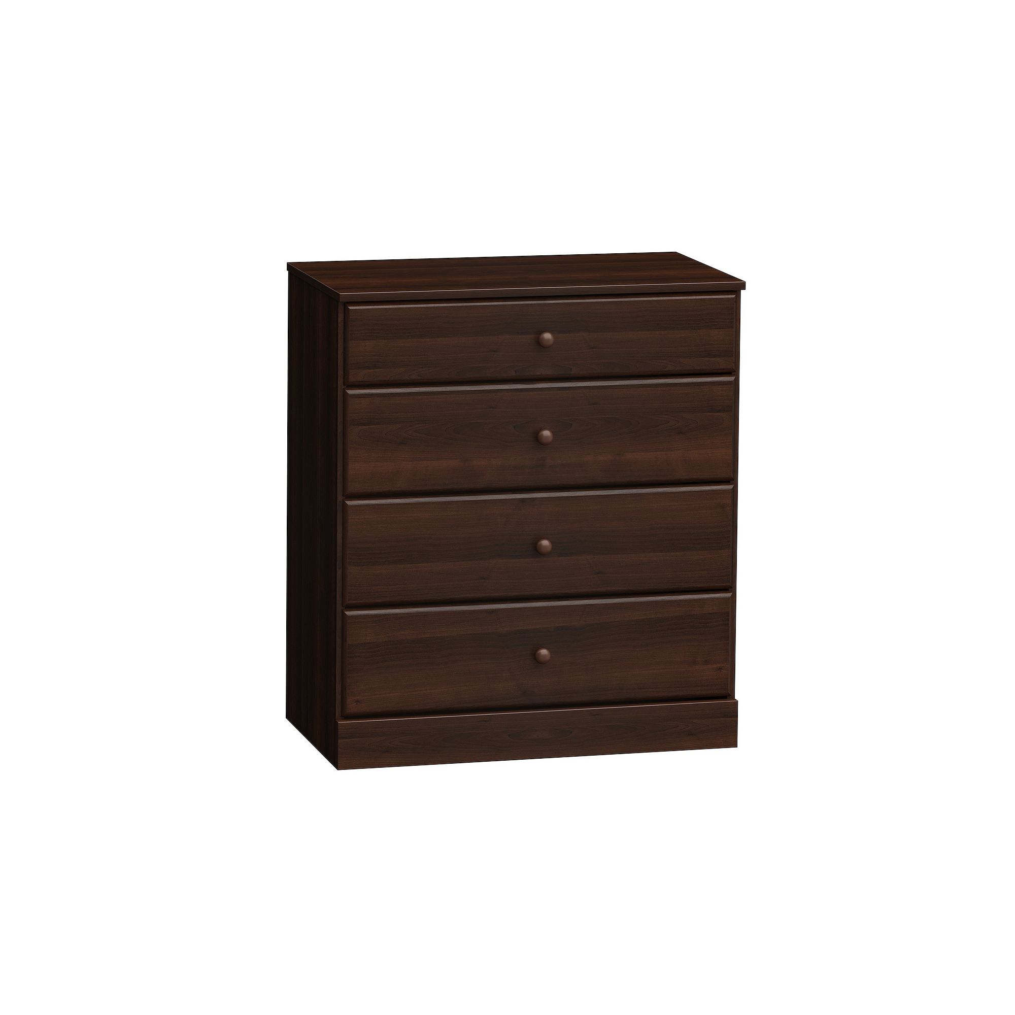 Prepac Astrid 4-Drawer Dresser, Brown