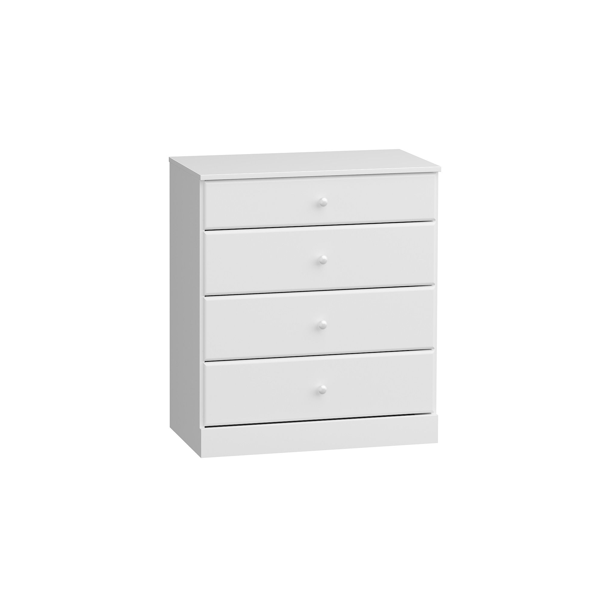 Prepac Astrid 4-Drawer Dresser, White