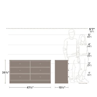 Prepac Astrid 6-Drawer Dresser