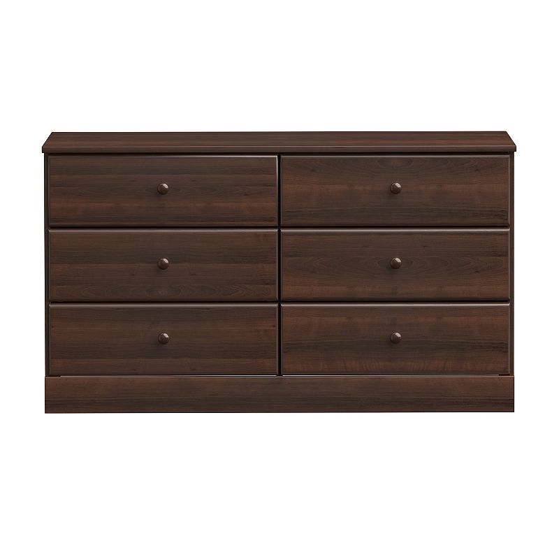 Prepac Astrid 6-Drawer Dresser, Brown