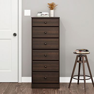 Prepac Astrid 6-Drawer Tall Dresser