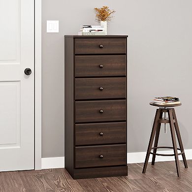 Prepac Astrid 6-Drawer Tall Dresser