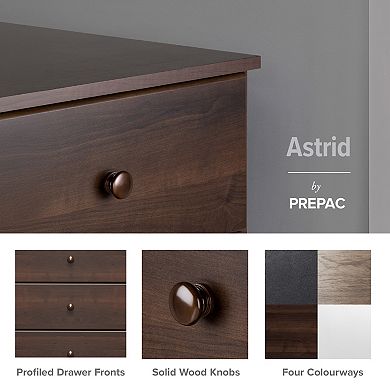 Prepac Astrid 6-Drawer Tall Dresser