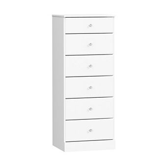 Prepac Astrid 6-Drawer Tall Dresser