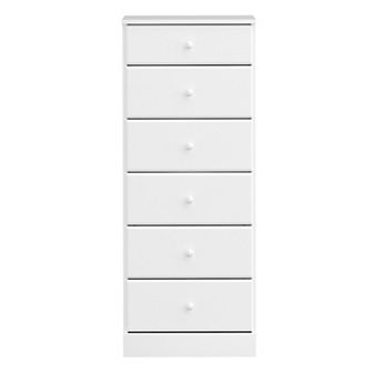 Prepac Astrid 6-Drawer Tall Dresser
