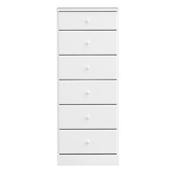 Prepac Astrid 6-Drawer Tall Dresser