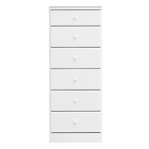 Prepac Astrid 6Drawer Tall Dresser