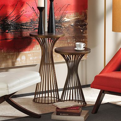 INK+IVY Mercer 30-in. Pedestal End Table