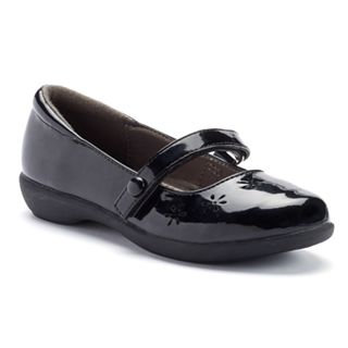 French Toast Girls Fallon Flat Mary Jane Dress School Uniform Shoe Mat Black