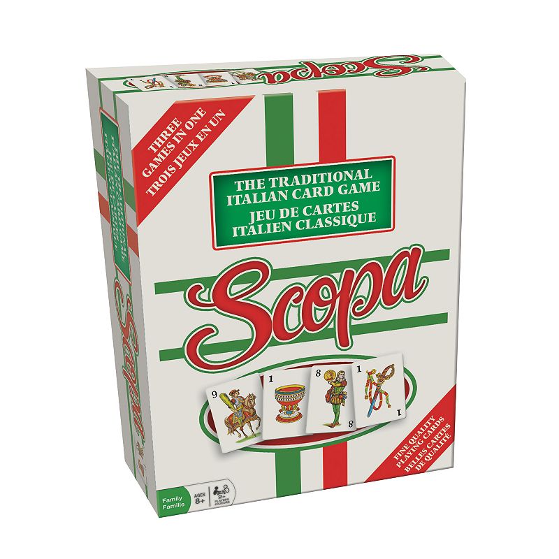 Outset Scopa Deluxe Card Game, Multicolor