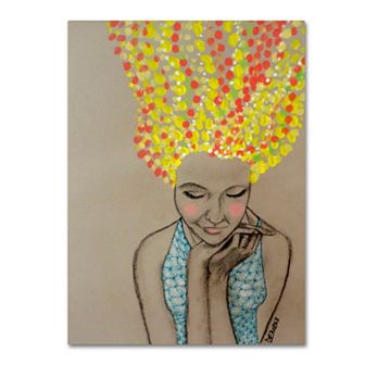 Trademark Fine Art Miss Sunshine Canvas Wall Art