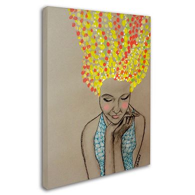 Trademark Fine Art Miss Sunshine Canvas Wall Art