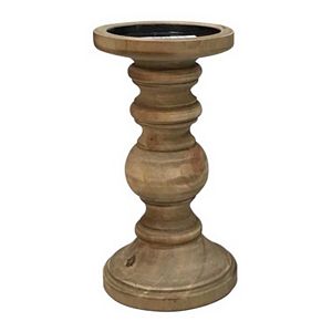 SONOMA Goods for Life™ Farmhouse Small Wood & Metal Candle Holder