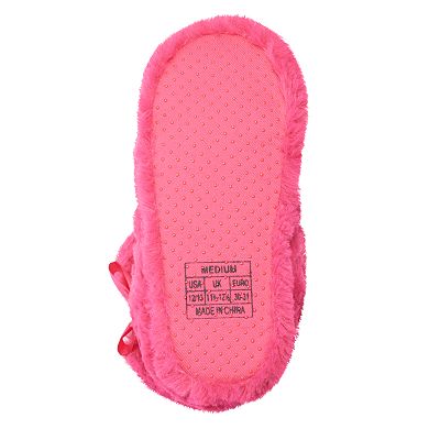 Girls 4-16 Capelli Sequin Faux-Fur Boot Slippers