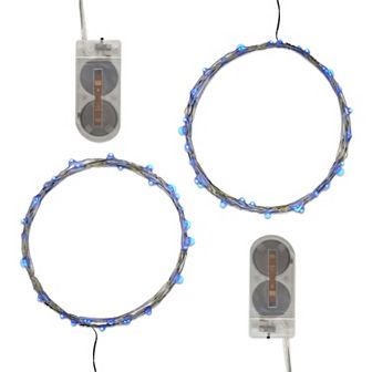 LumaBase Waterproof Mini LED String Light 2 pc Set
