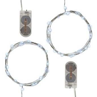 LumaBase Waterproof Mini LED String Light 2 pc Set