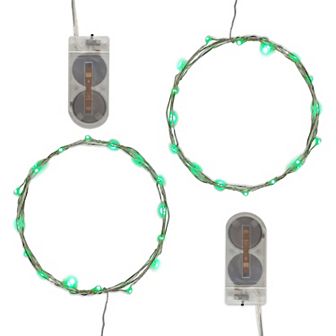 LumaBase Waterproof Mini LED String Light 2 pc Set