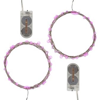 LumaBase Waterproof Mini LED String Light 2 pc Set