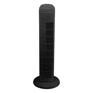 The Sharper Image 30-Inch Black Tower Fan