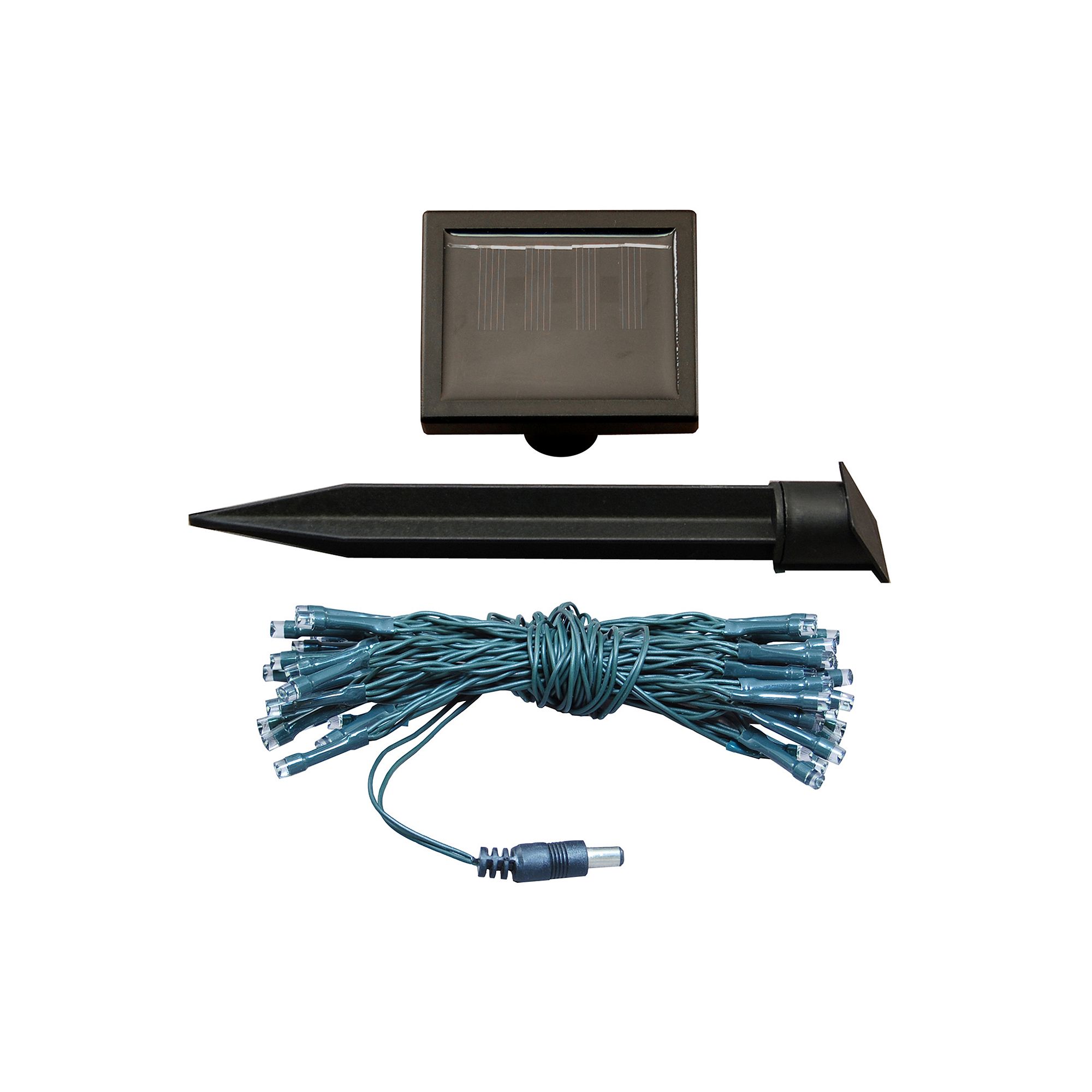 LumaBase White Solar String Light 50-Light Set