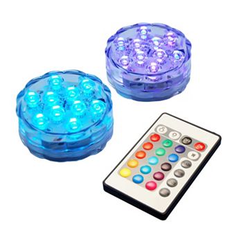 LumaBase Multi-Color LED Light & Remote Control 3 pc Set