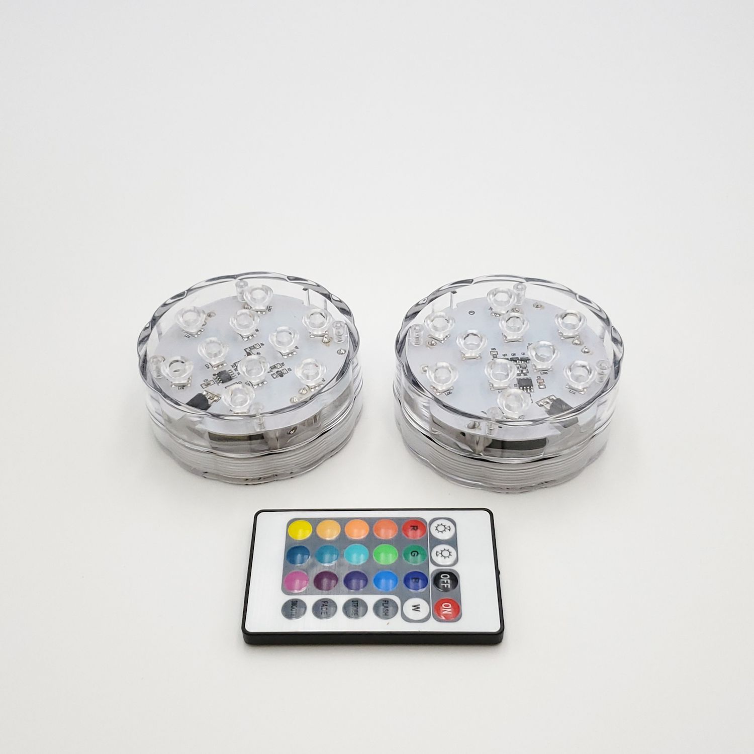 LumaBase Multi-Color LED Light & Remote Control 3-piece Set