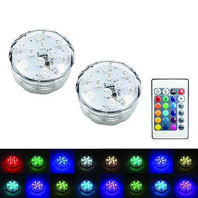 LumaBase Multi-Color LED Light & Remote Control 3-piece Set