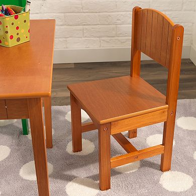 KidKraft Nantucket Table and Chair Set - Honey Finish