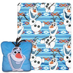 Disney's Frozen All About Olaf 3D Pillow & Throw Set
