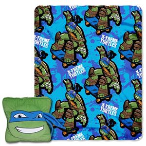 Teenage Mutant Ninja Turtles Leo Maxin 3D Pillow & Throw Set