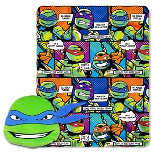 Teenage Mutant Ninja Turtles Good Guys Leo Pillow & Throw Set