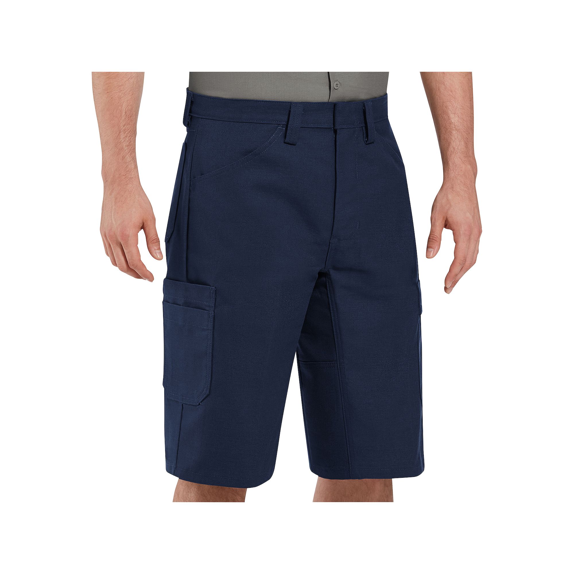 Mens Red Kap® Performance Shop Shorts, Size: 50, Blue