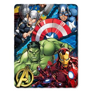 Marvel Defend Earth Fleece Throw