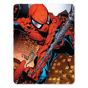 Spiderman Web Swing Fleece Throw