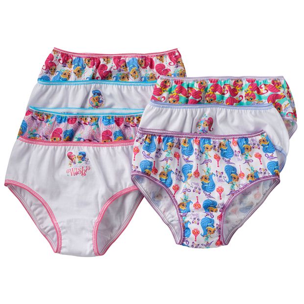 Girls 4-8 Shimmer & Shine 7-pk. Bikini Panties