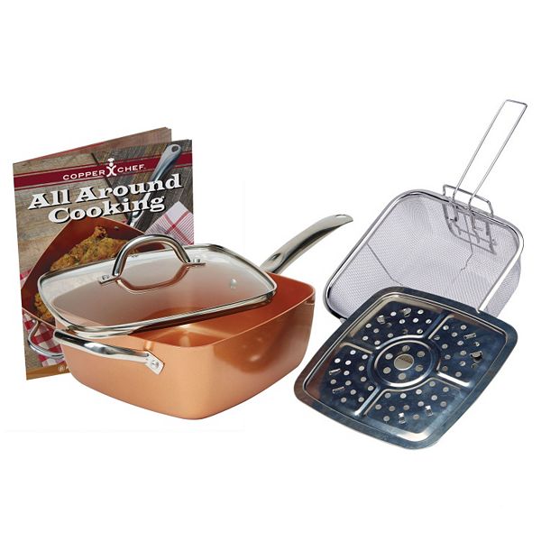 Copper Chef Pro 5-piece XL Bake & Crisp Pan 2day Delivery for sale