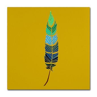 Trademark Fine Art Plume 2 Canvas Wall Art