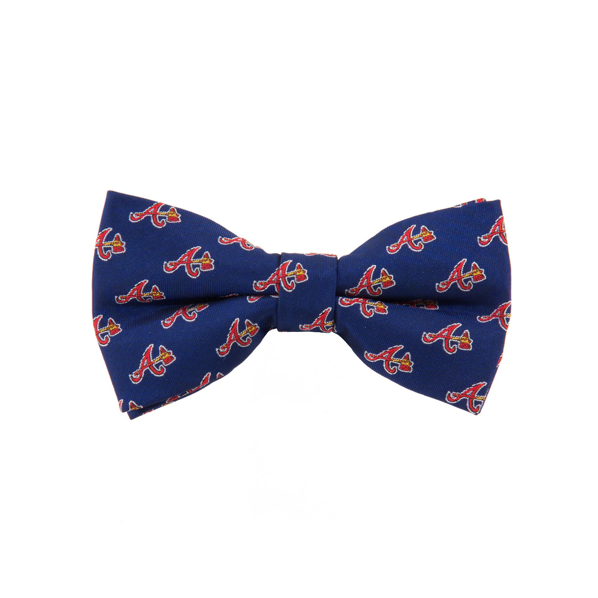 Adult MLB Repeat Woven Bow Tie, Atlanta Braves