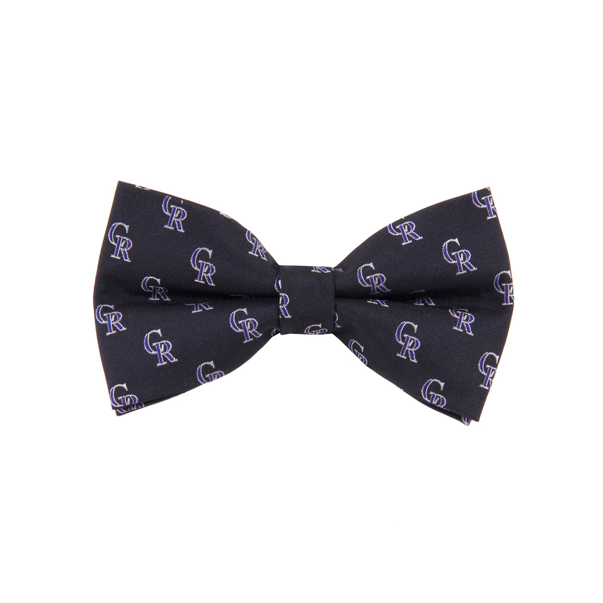 Adult MLB Repeat Woven Bow Tie, Colorado Rockies