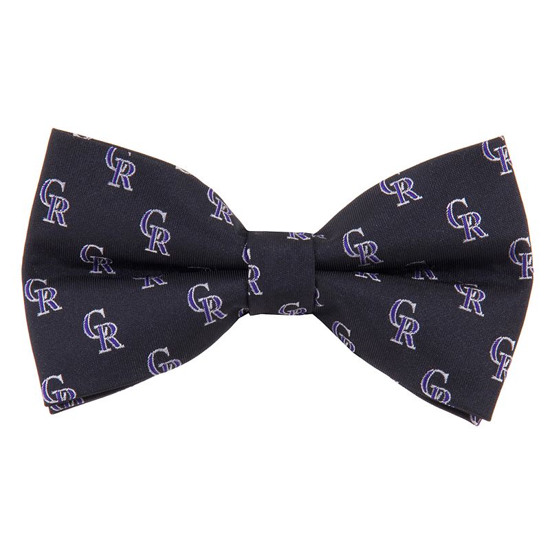 Adult MLB Repeat Woven Bow Tie, Black