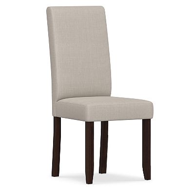 Simpli Home Acadian Parson Dining Chair 2-piece Set