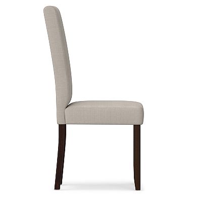 Simpli Home Acadian Parson Dining Chair 2-piece Set