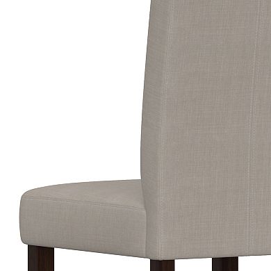 Simpli Home Acadian Parson Dining Chair 2-piece Set